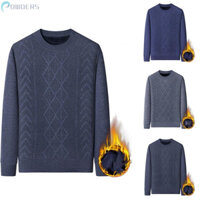 Áo len nam trung niên cho bố hàng quảng châu áo thun nam trung niên thu đông ấm áp quà tặng cho bố ông lớn tuổi