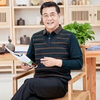 Áo Len Nam Trung Niên Lót Nỉ Nhung Cho Bố, Ông.