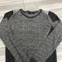 Áo len nam trung niên trung tuổi chất đẹp hàng quảng châu - Ghi,M