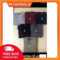 Áo Len Nam Vặn Thừng Cổ Tròn Nhiều Màu Trend