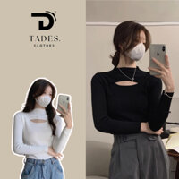 Áo Len Nữ - Áo Len Tăm Nữ Dày Dặn Cổ Khoét Ngực Hàng Quảng Châu A412