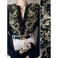 Áo len nữ cao cấp thêu hoa