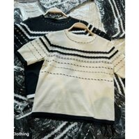 áo len nữ cộc tay