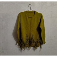 Áo len nữ đẹp màu xanh