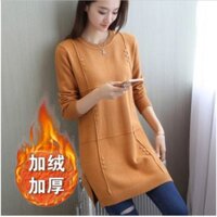 Áo len nữ form dài 1A1413