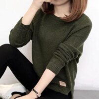 Áo len nữ thời trang kiểu dáng Hàn Quốc - Xanh rêu