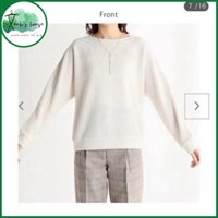 Áo len nữ xuất Nhật Glacier cánh dơi nhẹ cổ thuyền chất len đanh mịn lên dáng đẹp dễ mix quần hoặc chân váy XanhHouse