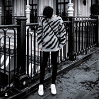 Áo len oversize màu đen trắng nam nữ phong cách Hàn Quốc Áo Sweater dệt kim form dáng rộng dài tay unisex Ulzzang hottre