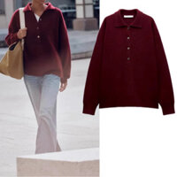 Áo Len Polo Nam Dáng Rộng - Áo Len Nam Hàn Quốc - SHILA.CLOSET