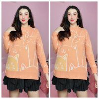 Áo len QC màu cam ( Võ Hạnh Duyên - Mã S.i.AL93)