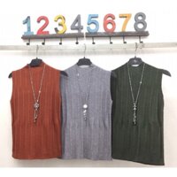 Áo len sát nách cổ 3f