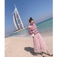 Áo len sọc ngang nhiều màu, ẢNH THẬT cuối