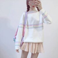 áo len sọc ngang