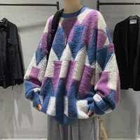 Áo len sọc simple áo sweater unisex phong cách hàn quốc áo len nữ đẹp fashion áo len nam tiếng nhật áo len tay dài