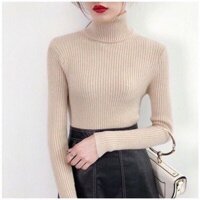 Áo len tăm cổ lọ nhiều màu Rosara ALL01