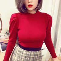 Áo len, tay bồng cực yêu