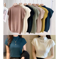 Áo len tay hến cổ 3 phân hàng quảng châu