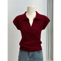 Áo len tay hến cổ bẻ , áo len mềm Quảng Châu _ngọc loan shop ( ảnh tự chụp )