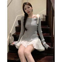 ÁO LEN TD HỞ VAI XẺ TÀ 🧶