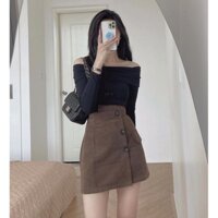 áo len trễ vai