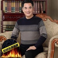 Áo len trung niên nam lót nỉ siêu ấm