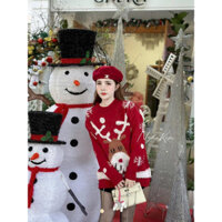 Áo Len Tuần Lộc Lông Xù