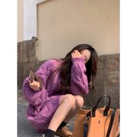 Áo len vặn thừng nhiều màu