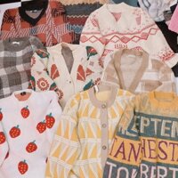 Áo Len Vàng cổ v