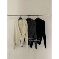 Áo len vạt lệch cổ V 9318431WM