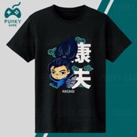 Áo Liên Minh Huyền Thoại (LOL) YASUO Hasagi (Black) ngắn tay chất lượng