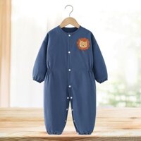 Áo liền quần chơi cho bé, quần áo bảo vệ chống bụi bẩn, bộ đồ học tập mùa thu đông cho bé, bộ đồ bò cho bé, bò trên sàn cho trẻ sơ sinh ngoài trời