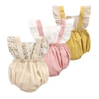 Áo liền quần Sanlutoz vải cotton cho bé mặc vào ngày hè