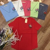 Áo linen thêu