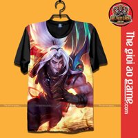 Áo LMHT , Áo Thun Liên Minh Huyền Thoại Yasuo Kiếm Khách Unisex Nam Nữ Tay Ngắn Forn Rộng Vải / Thegioiaogame.com