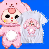 (áo local brand)💎Coolbo Kids áo thun in hình baby three nhân vật thỏ Rabbit dễ thương