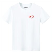 Áo logo trái tim- Áo thun unisex ngắn tay cổ tròn cao cấp in hình trái tim