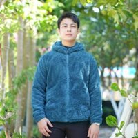 Áo Lông Cừu Nam Có Mũ, Áo khoác Nam Dài Tay Ấm Áp Dành Cho Các Anh