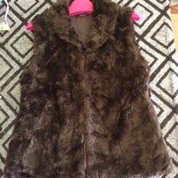 Áo lông gile cổ bẻ