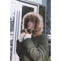 Áo lông parka Zara