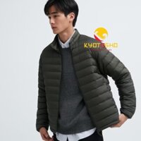 Áo lông vũ nam Uniqlo cổ trụ Size XL - 56 olive