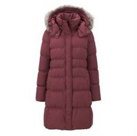 Áo lông vũ siêu nhẹ Uniqlo dáng dài có mũ của nữ