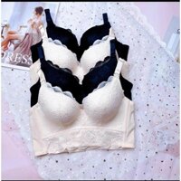áo lót 7 móc cài mút dầy không gọng nâng ngực, áo lót ren bản to