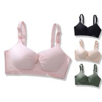 Áo lót bầu cho con bú, không gọng chống chảy sệ, thể thao, cúc bấm mở ti tiện cho con bú