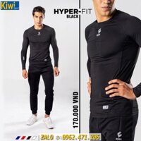 Áo Lót Body Dài Tay Hyper Fit Màu Đen Dòng Cao Cấp