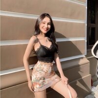 Áo Lót Bra 2 Dây Croptop Khoét Lưng Mặc Áo Váy H.ở Lưng Chất Liệu Ren Cao Cấp Ladali
