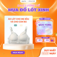 Áo Lót Cho Mẹ Bầu và Cho Con Bú Muse Bra Caring, Có Cúc Mở Tiện Lợi, Không Gọng Thoải Mái, Chống Chảy Xệ