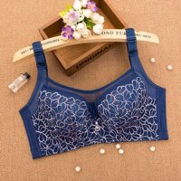 Áo lót cho người NGỰC TO bản lớn Size 36-38-40-42-44D - Xanh hoàng gia,Sz 42D110-125