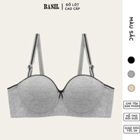 Áo lót có gọng viền đen nâng ngực nhẹ, áo ngực cotton Basil A202