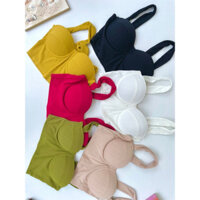 Áo lót croptop, áo bra cotton đi biển siêu xinh, áo 2 lót 2 dây mặc mát mẻ thoải mái mùa hè [ mẫu N33 ]