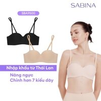 Áo Lót Cúp Ngang Mút Dày Siêu Nâng Ngực Không Gọng Màu Trơn Doomm Doomm Body Bra By Sabina SBA9500